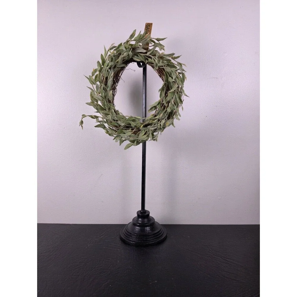 Farmhouse Faux Sage Green Wreath 18